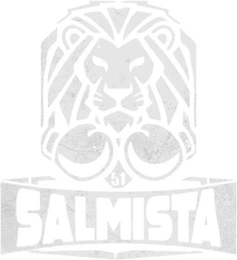Logo de Academia Salmista: cabeza de león
